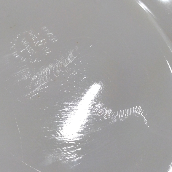 Vintage Fire King Wheat Milk Glass‎ Platter 11.78" - Picture 7 of 9